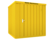 Säbu Gelakte materiaalcontainer FLADAFI® met houten vloer
