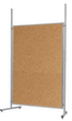 Franken Scheidingswand, hoogte x breedte 1500 x 1200 mm, wand bruin