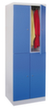 PAVOY Dubbellaags vakkenkast Basis Plus met 2x2 vakken, vakbreedte 300 mm