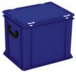 Euronorm-koffer, blauw, HxLxB 335x400x300 mm
