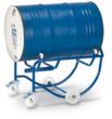 Rollcart Trommelkantelstandaard met steun met rollen, voor 1 x 200 liter vat