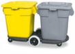 Rubbermaid Tandemchassis voor 2 recyclebare materiaalcontainers, voor 75 - 208 l bak  S