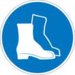 Gebodsbord voetbescherming verplicht, sticker