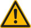 Waarschuwingsbord algemeen waarschuwingssignaal, sticker