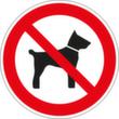 Verbodsbord Verboden voor honden, sticker, standaard