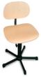 meychair Werkplaatsstoel Workster Simplex, zitting beuken beuken, met kunststof glijders