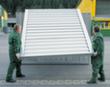Säbu Gegalvaniseerde materiaalcontainer FLADAFI® met 2 modules  S