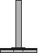 Afzetpaal PARKY met platte kop, hoogte 1000 mm, voor vastschroeven  S
