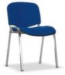 Nowy Styl 12-hoog stapelbare bezoekersstoel ISO met bekleding  S