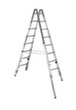 ZARGES Ladder voor op de trap, 2 x 8 sporten