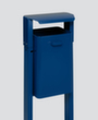 VAR Afvalverzamelaar AG 08, 40 l, RAL5010 gentiaanblauw