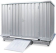 Lacont Container voor gevaarlijke stoffen voorgemonteerd, opslag passief, breedte x diepte 3075 2075 mm  S