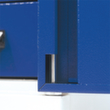 Kappes Verticale kast RasterPlan®, 2 uittrekelementen, RAL7035 lichtgrijs/RAL5010 gentiaanblauw  S
