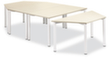 Multifunctionele tafel, Ø 1600 mm, plaat esdoorn  S
