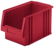 Lakape Stapelbare zichtbak Eco geschikt voor rollenbaan, rood, diepte 330 mm, polypropyleen