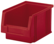 Lakape Stapelbare zichtbak Eco geschikt voor rollenbaan, rood, diepte 290 mm, polypropyleen