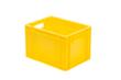 Lakape Euronorm-stapelbak Favorit wanden + bodem gesloten, geel, inhoud 24 l