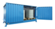 Lacont Stellingcontainer voor gevaarlijke stoffen voor maximaal 60 vaten van 200 liter