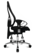 Topstar bureaustoel Sitness 15 met permanent-contactmechanisme, rugleuning met netbekleding, zwart  S