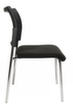 Topstar Bezoekersstoel Visit 10 met netrug, zitting stof (100% polypropyleen), zwart  S