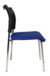 Topstar Bezoekersstoel Visit 10 met netrug, zitting stof (100% polypropyleen), donkerblauw  S