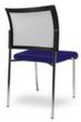 Topstar Bezoekersstoel Visit 10 met netrug, zitting stof (100% polypropyleen), donkerblauw  S