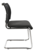 Topstar Bezoekersstoel met sledeframe Visit 20 met netrug, zitting stof (100% polypropyleen), antraciet  S