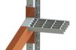 META Roosterplank voor Multipal S palletstelling, breedte x diepte 2225 x 800 mm