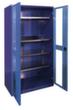 Thurmetall Elektro-kast met openslaande deuren, uitvoering CH, duifblauw/lichtblauw