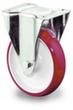 BS-ROLLEN Polyurethaan wiel met stalen behuizing en kunststof velg, draagvermogen 240 kg, polyurethaan banden