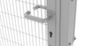 TROAX Schuifdeur voor machine-veiligheidshek, hoogte x breedte 1400 x 1000 mm  S