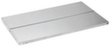 hofe Boutloze vijlplank voor gebruik aan beide zijden, 5 vloer, RAL9006 blank aluminiumkleurig  S