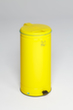 VAR Afvalbak GVA met voetpedaal, 66 l, geel