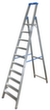 Krause Ladder STABILO® Professional, 10 trede(n) met traanplaatprofiel