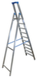 Krause Ladder STABILO® Professional, 10 trede(n) met traanplaatprofiel  S