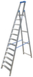 Krause Ladder STABILO® Professional, 12 trede(n) met traanplaatprofiel