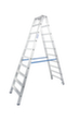 Krause Ladder STABILO® Professional, 2 x 10 trede(n) met traanplaatprofiel  S