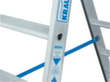 Krause Ladder STABILO® Professional, 2 x 8 trede(n) met traanplaatprofiel  S