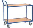fetra lichte tafelwagen houten bodem met rand 1000x600 mm, draagvermogen 300 kg, 2 etages
