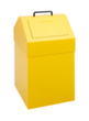 stumpf Brandvertragende container voor recyclebaar materiaal, 45 l, RAL1003 signaalgeel, deksel RAL1003 signaalgeel