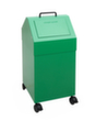 stumpf Brandvertragende container voor recyclebaar materiaal, 45 l, RAL6024 verkeersgroen, deksel RAL6024 verkeersgroen  S