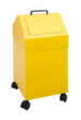 stumpf Brandvertragende container voor recyclebaar materiaal, 45 l, RAL1003 signaalgeel, deksel RAL1003 signaalgeel  S
