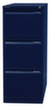 Bisley Hangmappenkast, 3 uittrekelementen, oxfordblauw/oxfordblauw