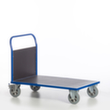 Rollcart Voorwandwagen met anti-slip laadruimte, draagvermogen 1200 kg, laadvlak lengte x breedte 1200 x 800 mm  S