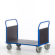 Rollcart Dubbelzijdige wagon met anti-slip laadruimte, draagvermogen 1200 kg, laadvlak lengte x breedte 1200 x 800 mm  S