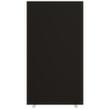 Paperflow Scheidingswand tweezijdig bekleed met stof, hoogte x breedte 1740 x 940 mm, wand zwart