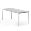 Multifunctionele tafel ECO, hoogte x breedte x diepte 750 x 1600 x 800 mm, plaat lichtgrijs