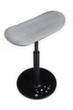 Topstar Zit-/stahulp Sitness H2 met skateboard zitting, zithoogte 570 - 770 mm, zitting grijs  S