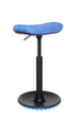 Topstar Zit-/stahulp Sitness H2 met skateboard zitting, zithoogte 570 - 770 mm, zitting blauw