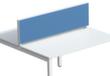 Paperflow Tafelscheidingswand, hoogte x breedte 330 x 1200 mm, wand blauw